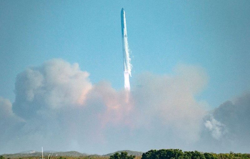 Vuelo de prueba de Starship de SpaceX explota